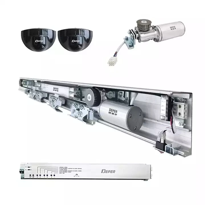 Modern 125A 150kg Entrance System Frameless Sensor Door Automatic Glass Sliding Door