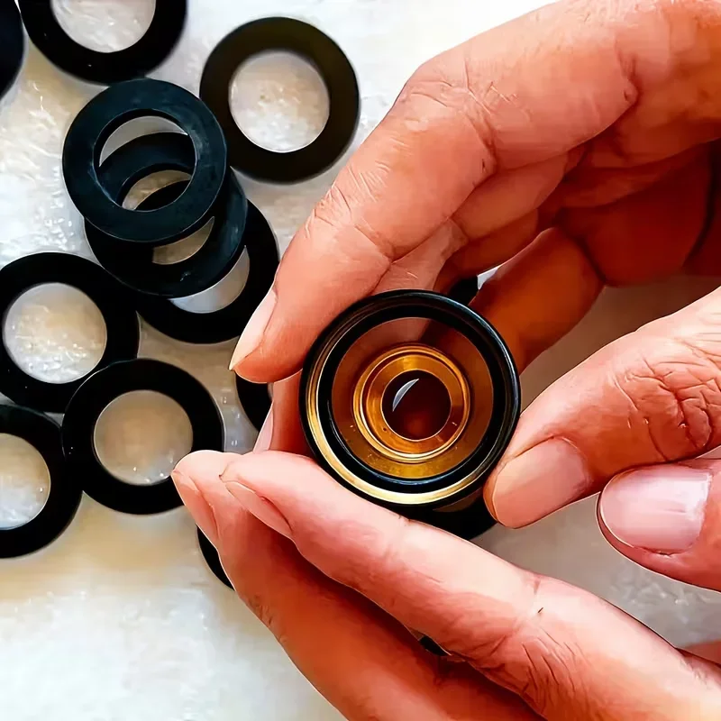Universelle 10/20er-Packung 4-teilige Standard-Gummi-O-Ringe Kunststoff-Unterlegscheiben Dichtungsgewindeteile_Geeignet für Wellrohre – Detail 7