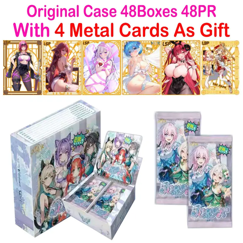 

Newest Wholesale Case Price Newest Flower Girl 2 Collection Card Waifu Box CCG ACG Hobby Gift