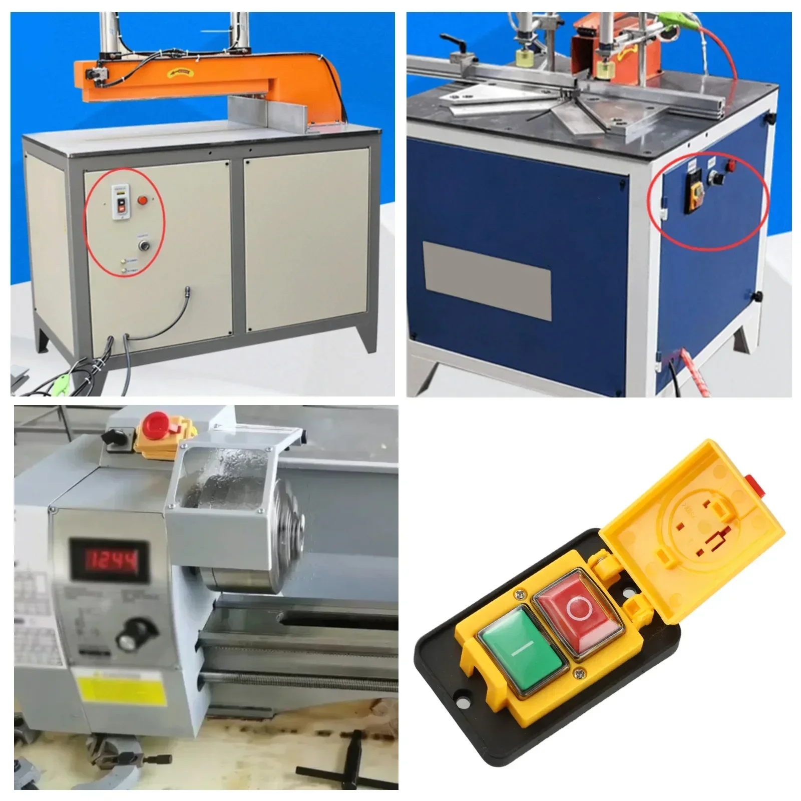 

Гладкий дизайн, водонепроницаемое кнопочное управление для DZ05, обеспечивает безопасную работу токарных станков и режущих станков