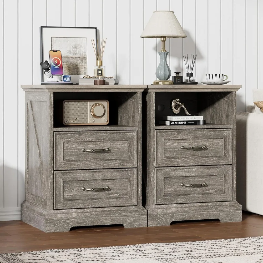 منضدة محطة شحن، طاولة ذات نهاية واسعة مع أدراج كبيرة ومقابض معدنية، خزانة مزرعة ريفية صغيرة، أسرة للراحة #6