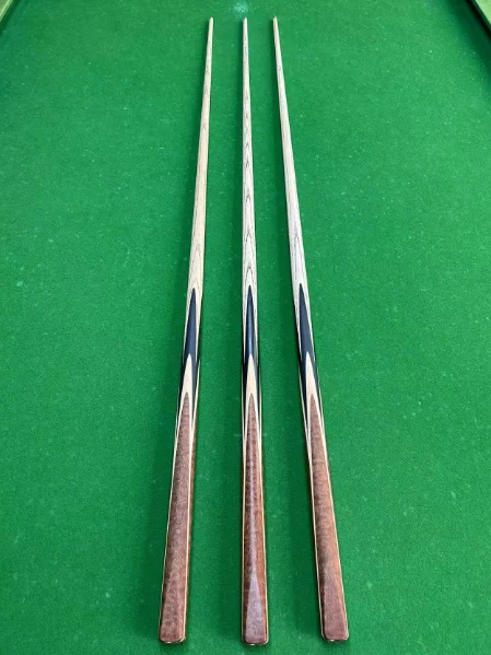 

Small-headed snooker cue Chinese-style black eight-cue billiard cue ebony paint-free hand lever integrated rod.