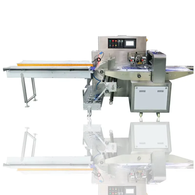Customize Multi-function Automatic Pillow Type Bag Packaging Machines Flow Pack Plastic Paper Wrap Wrapping Machine