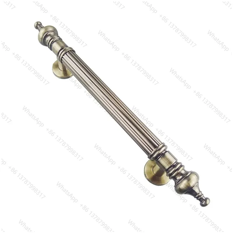 460mm Bronze Chrome Gloden Handle For Furniture Wooden Door Gate Handle Bathroom Bedroom Sliding Door Handles Wardrobe Pulls
