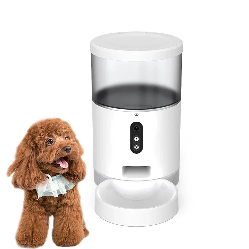 Hot Sale Leaking Pet Tumbler Feeder Ball Wifi Camera Microchip Smart App Timed Dog Cat Automatic Pet Bowls Feeders