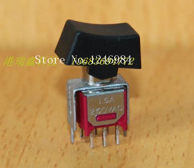 [SA]RS-5 Pin six feet two tranches toggle switch toggle switch rocker Taiwan Deli Wei--50pcs/lot