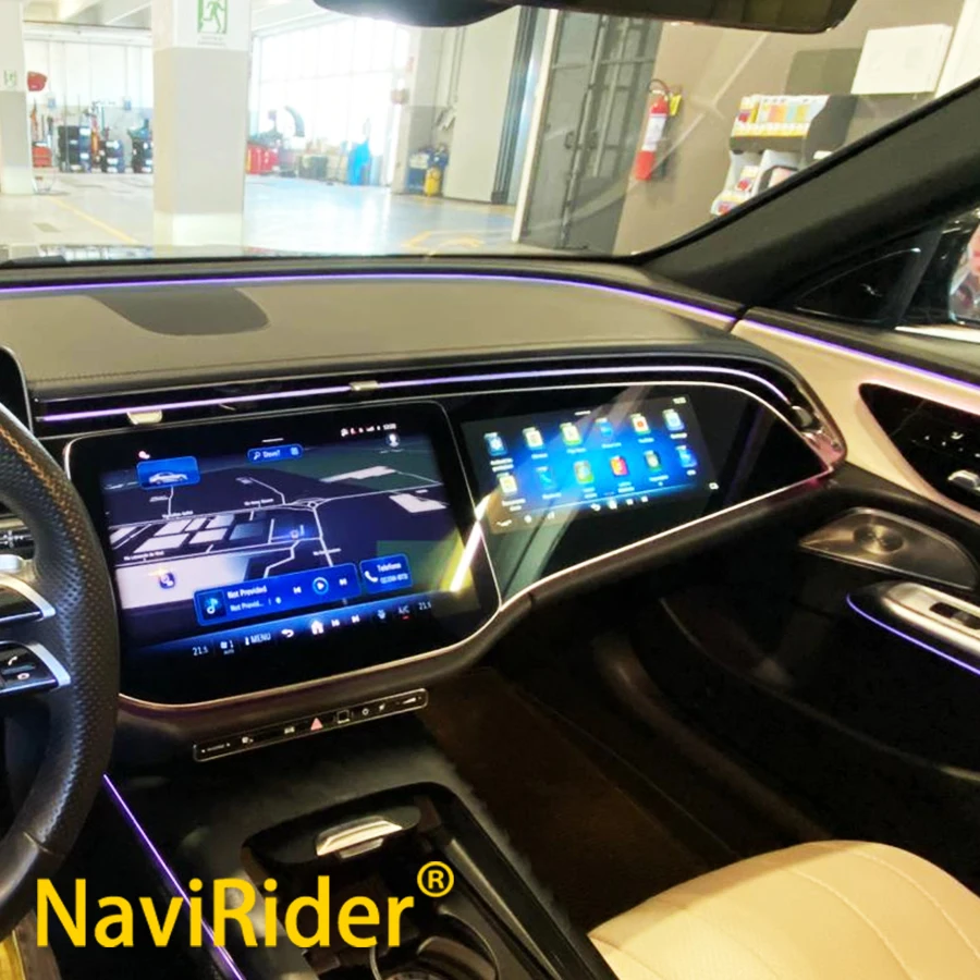 

Car Co-Pilot Screen For BENZ E CLASS E260 E300 W214 2024 Multimedia Video Player Android Car Radio Stereo Carplay GPS Navigation