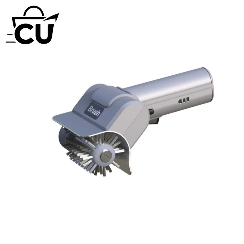 Electric BBQ Grill Brush Stainless Steel Roller Brush for Grease Cleaning