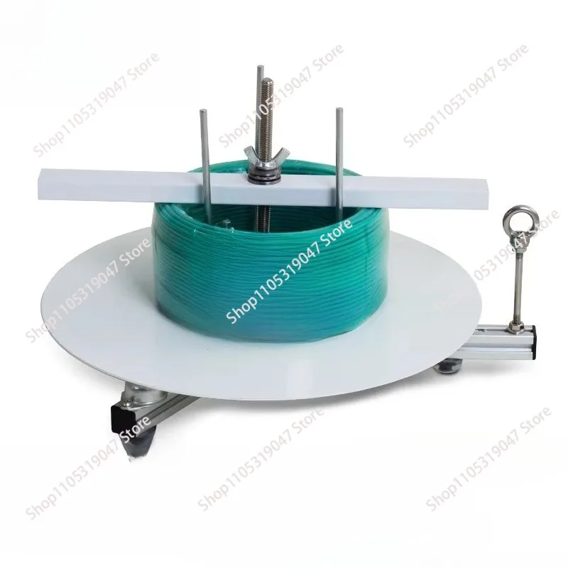 Electrician pay-off rack pay-off disk power sheath network cable cutting and stripping machine pay-off tool