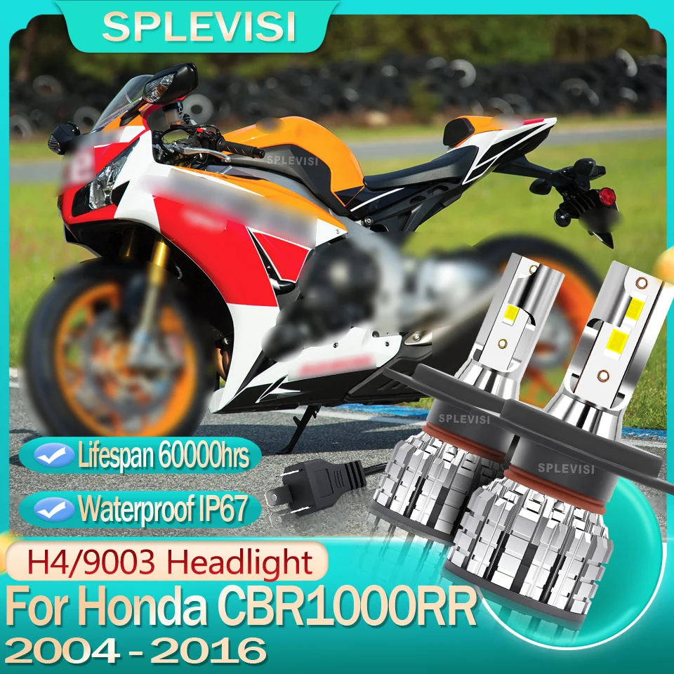 

Shockproof IP67 Waterproof LED 9003 motorcycle Headlight For Honda CBR1000RR 2004 2005 2006 2007 2008 2009 2010 2011 2012-2016