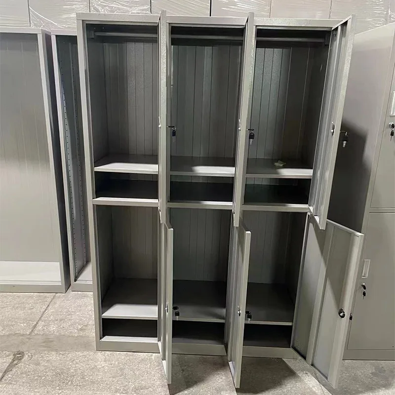 Modular Fitness Lockers,9 Door Gym Locker Cabinet Steel Cabinet Clothes Metal Storage Cabinet Gym Locker