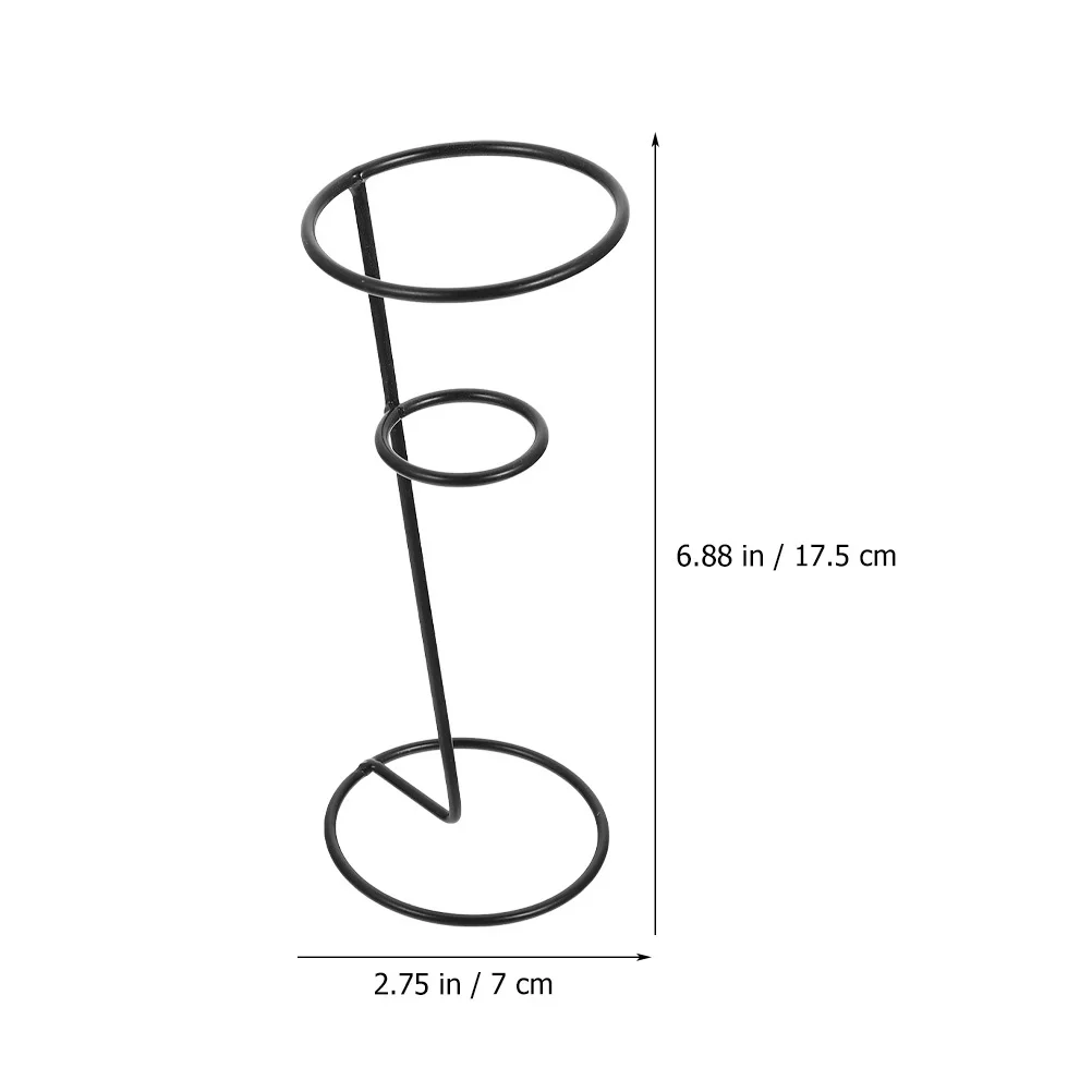 

2Pcs IceCreamStand MetalIceCreamHolder DisplayRackforParty Restaurants CakeStand IronConeHolders StorageOrganizer