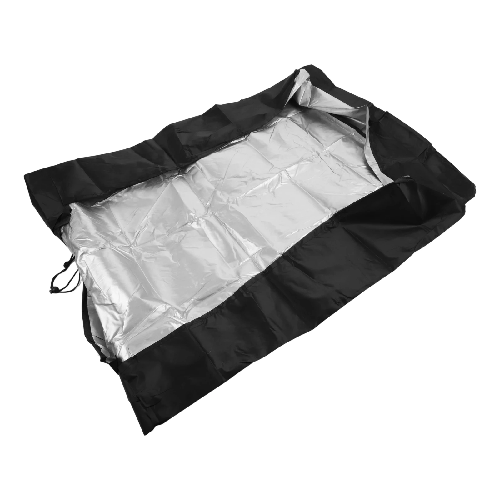 210D Polyester Cover Lawnmower Cover All-Weather Protection Compact Storage Bag Reflective Strip For Electric Lawnmower