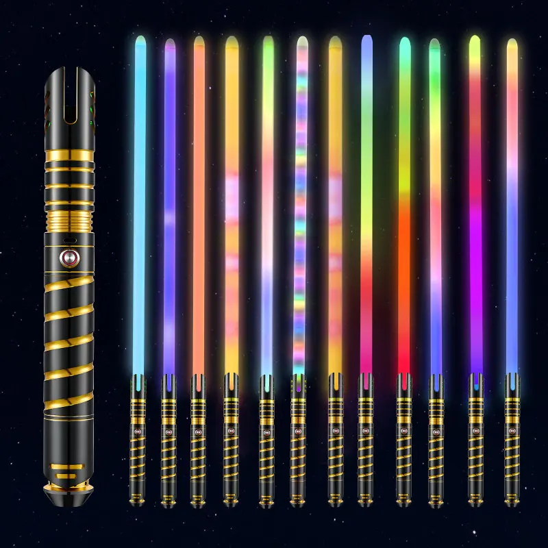 

WANARICO Xenopixel Lightsaber With 26 Sets of Sound Fonts Effects and Colors FX Heavy Dueling Aluminum Handle Great Gift