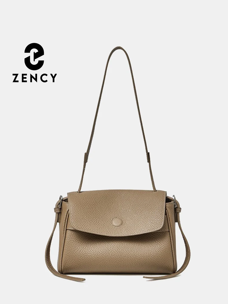 Women Bag Summer 2026 Genuine Leather Handbag Zency Designer Shoulder Cross over Bag Large Capacity Casual Commuter Bags Bolsa