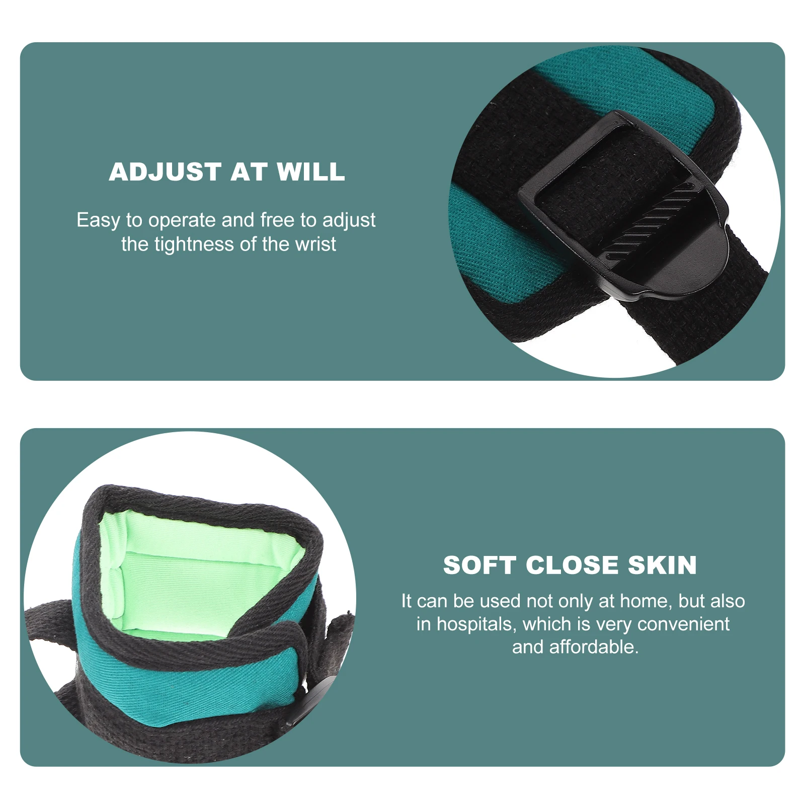 

2pcs Belt Polyester Cotton Feet Straps for Elderly Patients Hospital Fixing Belt Bedridden Supplies Walking Chair