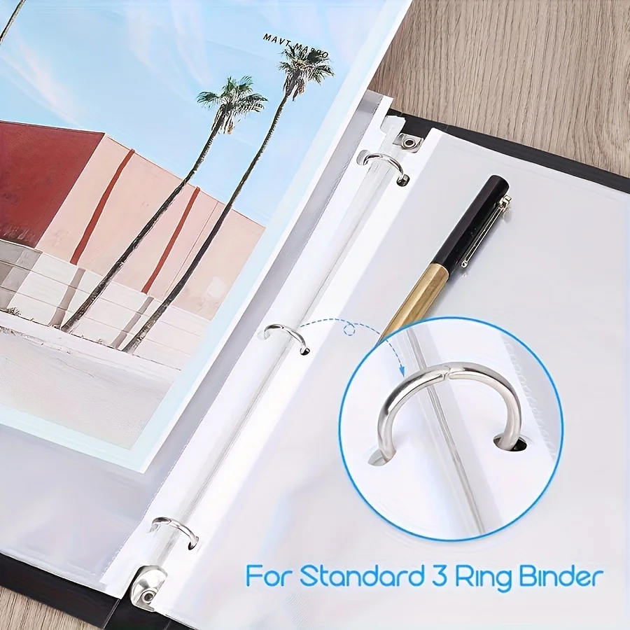 10er Pack Schutzhülle & klarer Seitens chutz für 3 Ring binder