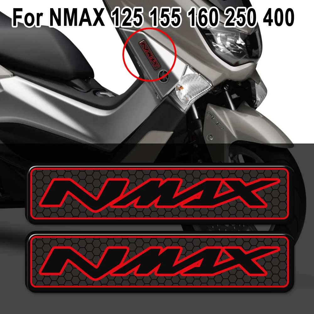 

For Yamaha NMAX N MAX N-MAX 125 155 160 250 400 3D Motorcycle stickers Decoration Emblem Fender Tank Pad Decals