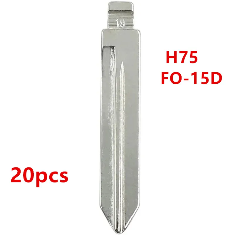20 قطعة/الوحدة الوجه شفرة مفتاح بعيد لفورد H75 FO-15D