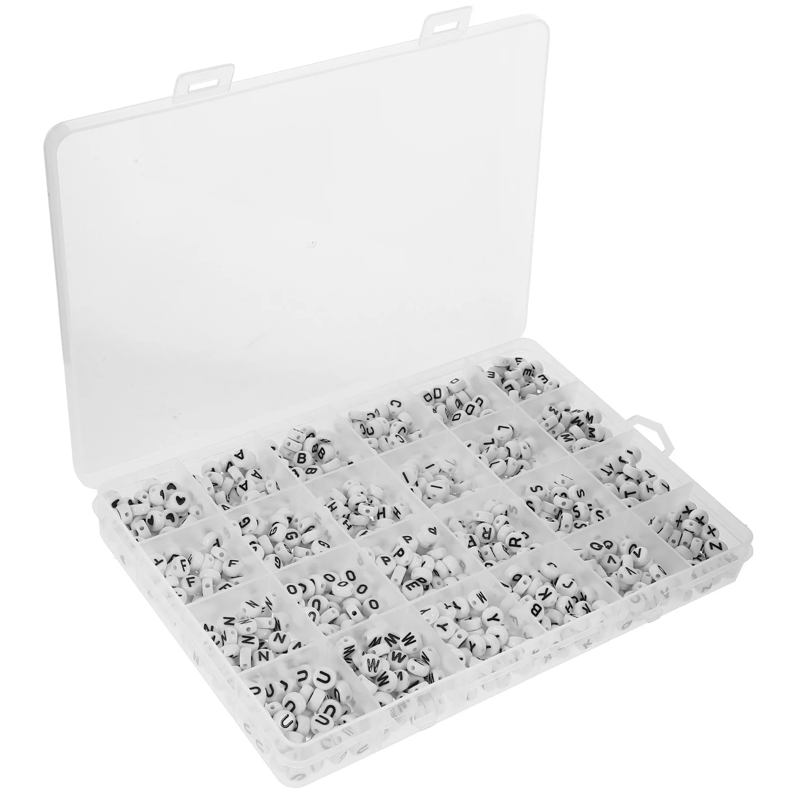 

1 Box Acrylic Letter Beads DIY Jewelry Making Loose Letters for Bracelets Necklaces Crafts Alphabet Beads Bracelet Supply