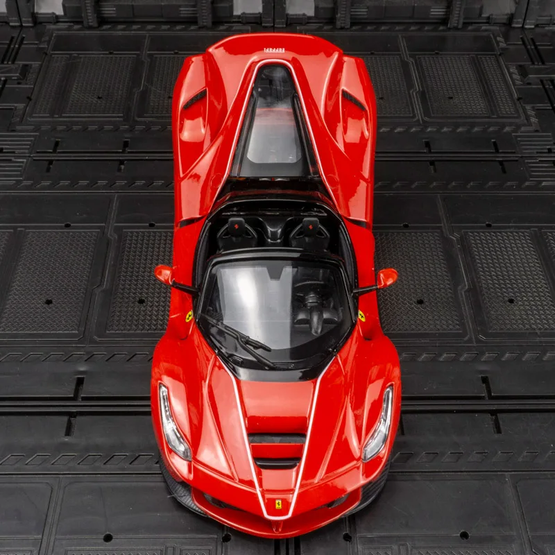 

Bburago 1:24 Ferrari LaFerrari Convertible Sports Car Alloy Model Car Ornament Collection, Giving Boys Birthday Gifts