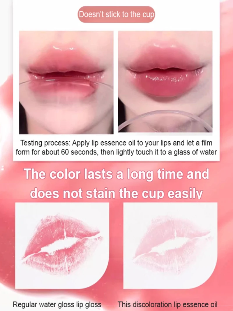 Color Changing Lip Oil PH Lip Oil Clear Nourishing Lip Gloss Oil Lip Balm Lip Glaze Lip Care Moisturizer For Dry Cracked Li X4C0