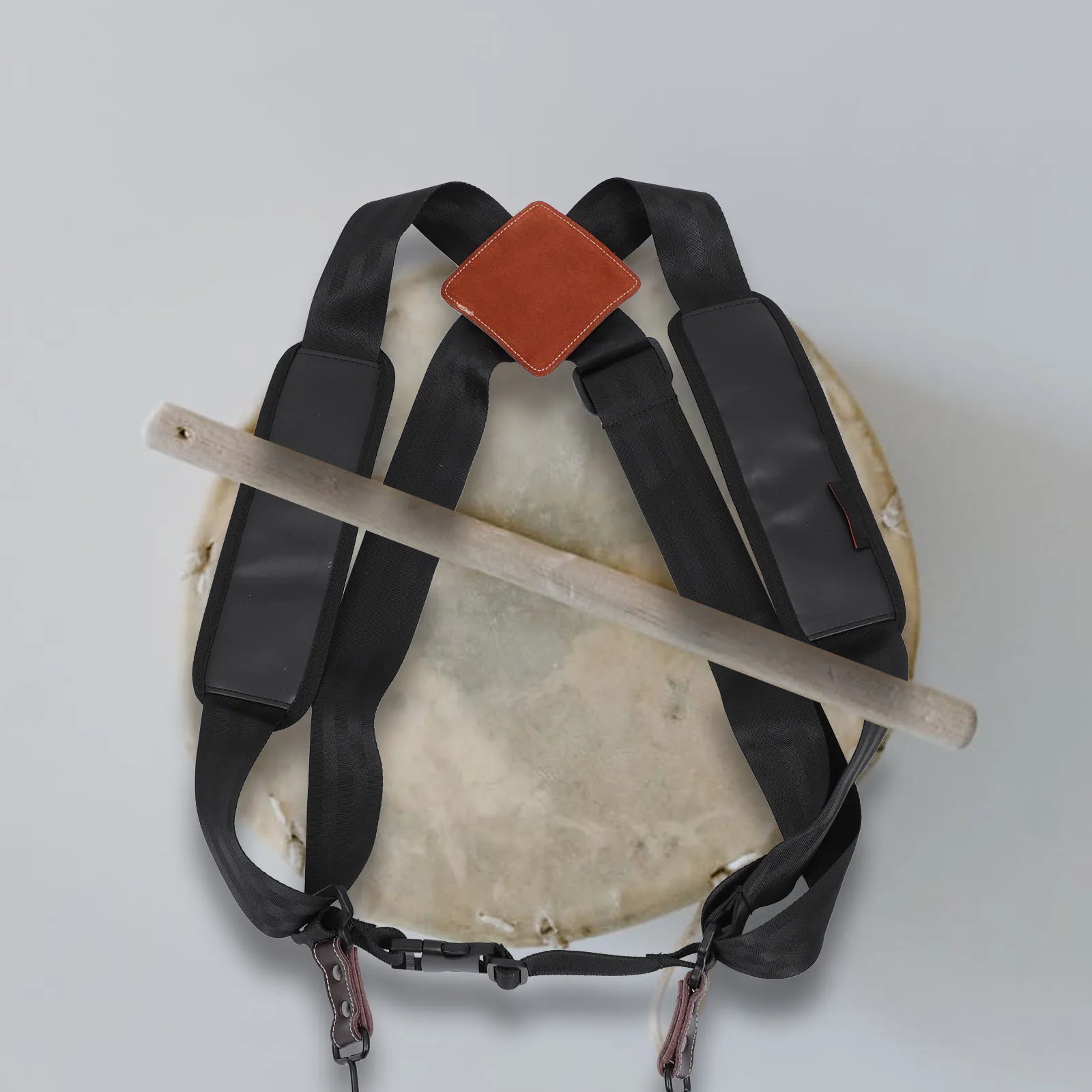 

1 pc African Drum Strap Djembe Shoulder Accessory Polyester Metal Adjustable Long Lasting Durable Hook Style Easy Disassemble