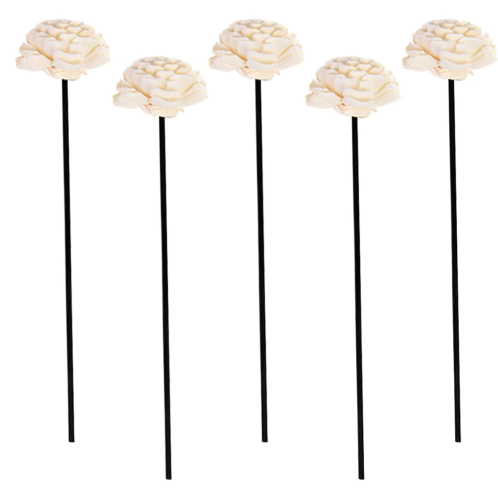 

5 Pcs Rattan Dried Flowers Reeds for Diffuser Aroma Sticks Scent Fragrance Oil Refill Home