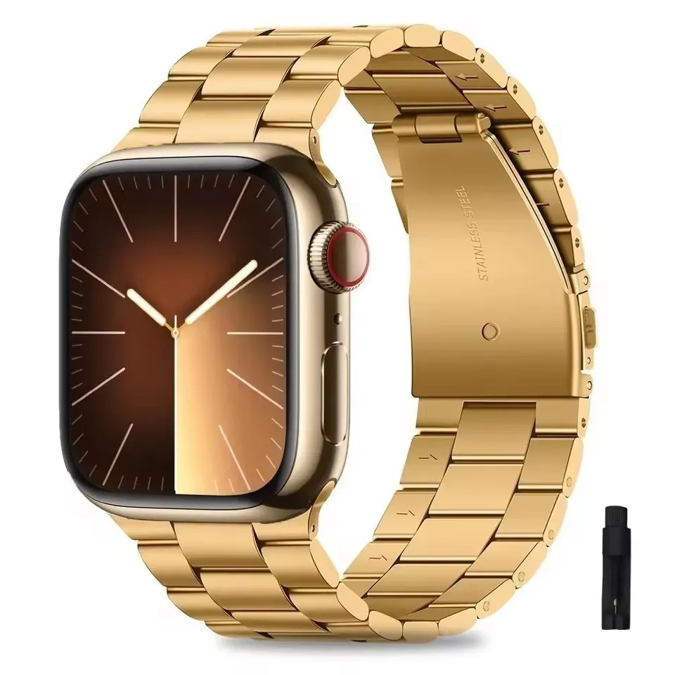 Metallarmband für Apple Watch Ultra 49 mm 9 8 7 45 mm 41 mm Edelstahlarmband für IWatch 6 5 SE 3 44 mm 42 mm 38 mm Uhrenarmband