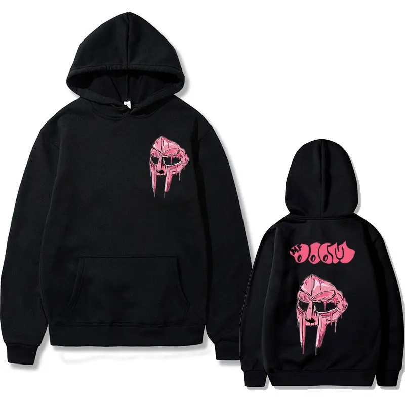 Singer Mf Doom Madlib Madvillain Graphic Hoodie Male Loose Hip Hop Sweatshirt Pullover Men Women Fleece Cotton Hoodies Clothes