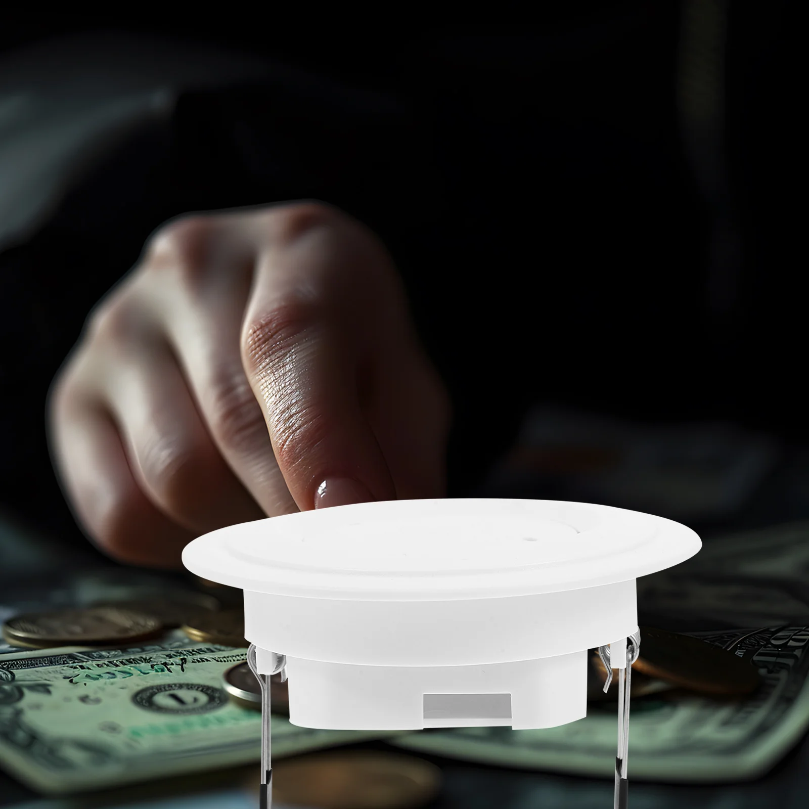 1 مجموعة المحمولة المخفية حاوية صندوق تخزين سري دائم ABS المواد حامل تخزين آمن للمجوهرات النقدية العناصر الصغيرة #6