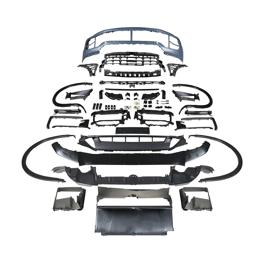 

Suitable for The 11-14 Cayenne 958.1 has been modified to a 9Y0.2SD double-bar light front bumper assembly, which includes dayti