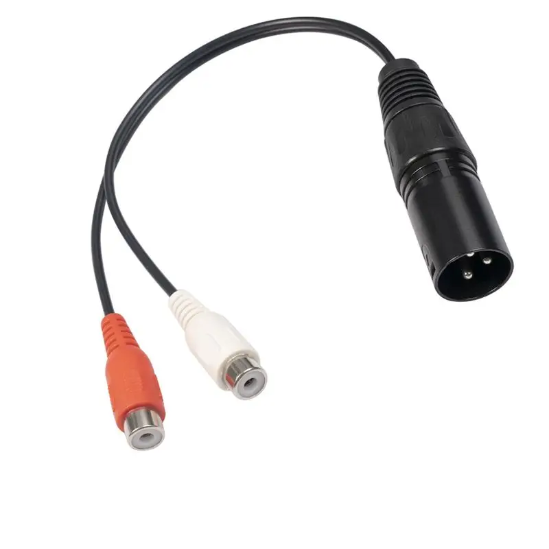 【~ New A88T】XLR To Y Splitter Cable 3 Pin XLR Male To Female Amplifier Mixing Plug AV Cable XLR To Dual Cable 20Cm