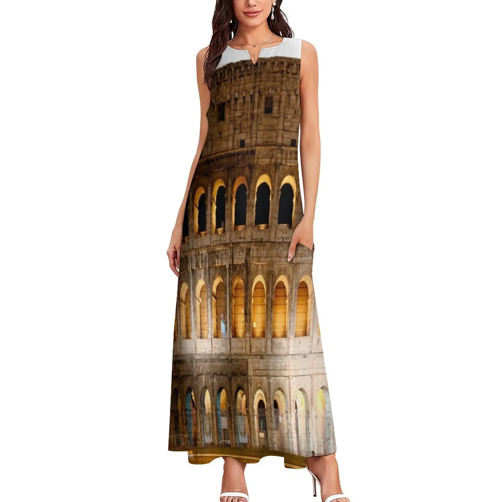 The Colosseum Long Dress Summer dresses for women dress for women 2025 Dress