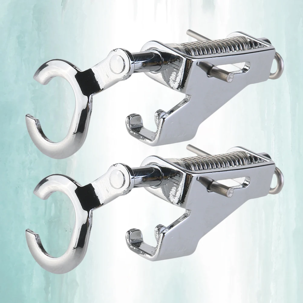 

2Pcs Embroidery Pressure Foots Durable Metal PP Easy Install Widely Used in Clothes and Other Projects Embroidery Pressure Foots