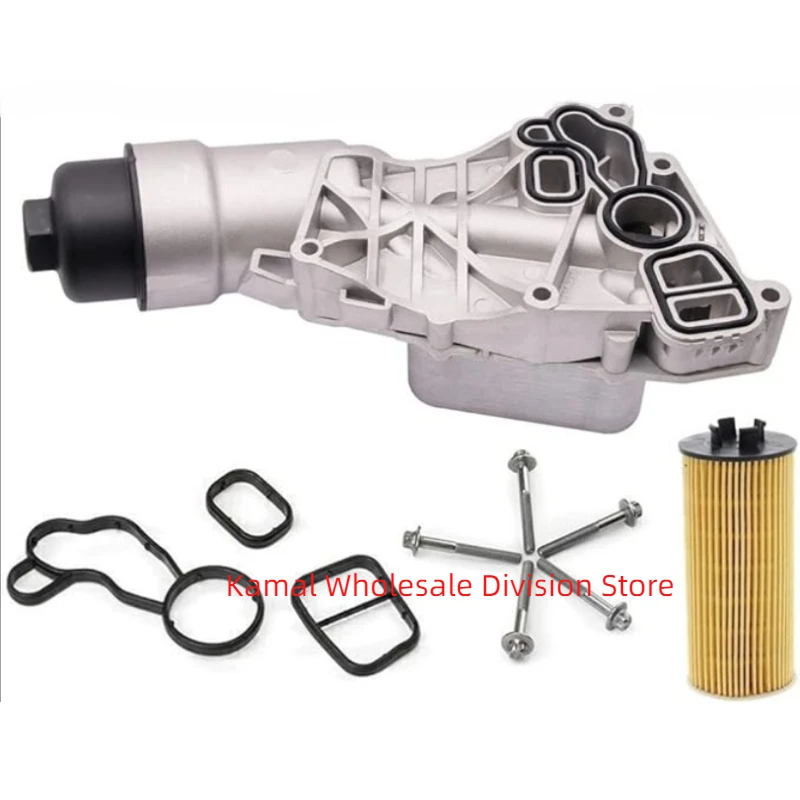 

Aluminium engine oil filter housing 11428585235 11428511391 for BMW B32 B32 B38 B38 B46 B48 Engine 1234 Engine 116i 118i 118i