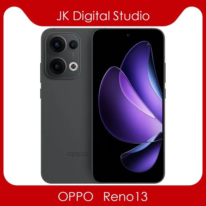 OPPO Reno13 Reno 13 5G Cell Phone 6.59inch AMOLED MTK Dimensity8350 80W Dash Charger 5600Mah IP69 NFC OTA 50MP Camera