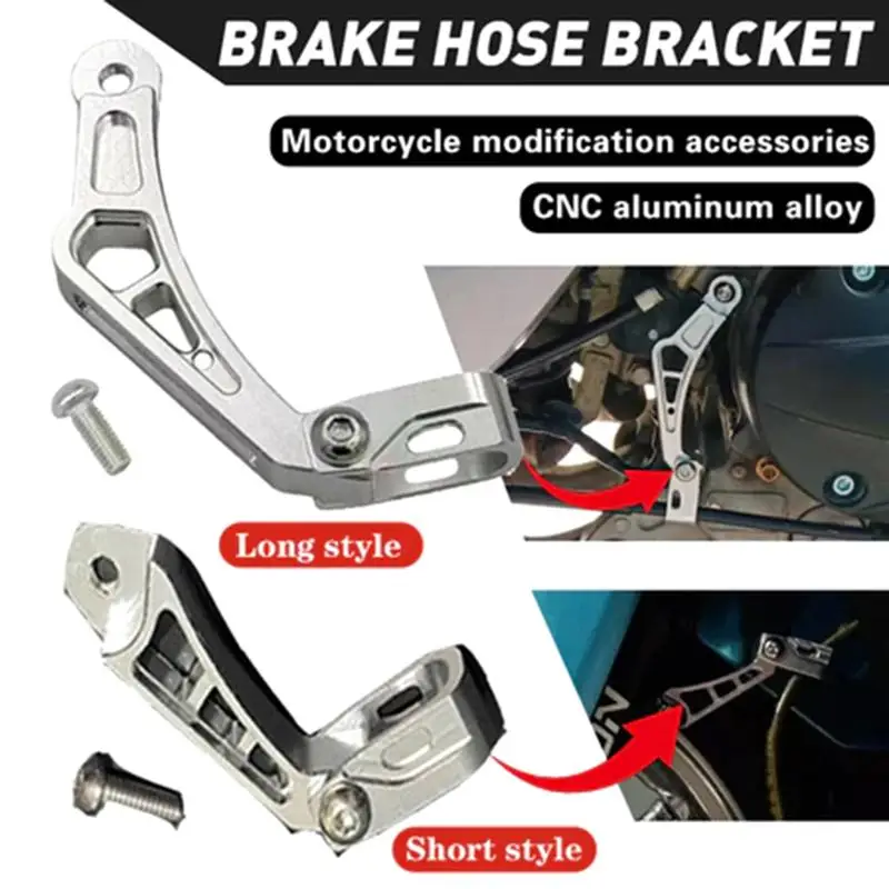 Simple CNC Aluminum Gorilla Bent Brake Hose Bracket for Hassle-Free Installation