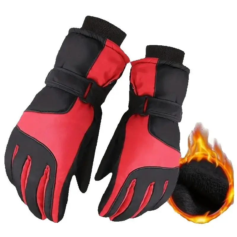 AliExpress WRELS Winter Warm Waterproof Snow Ski Gloves Thermal Touch Screen Sport Cycling Gloves Outdoor Cold Resistant Motorcycle Wind Gloves