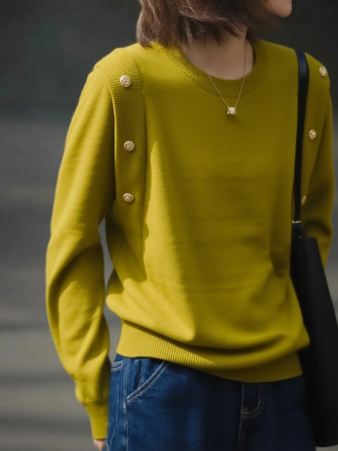 Faionable Camere Knitwear Long Sve Einzigartige Basisschicht Irt Sli Winteroberteil für junge Frauen Pendeln Sle Loose Fit