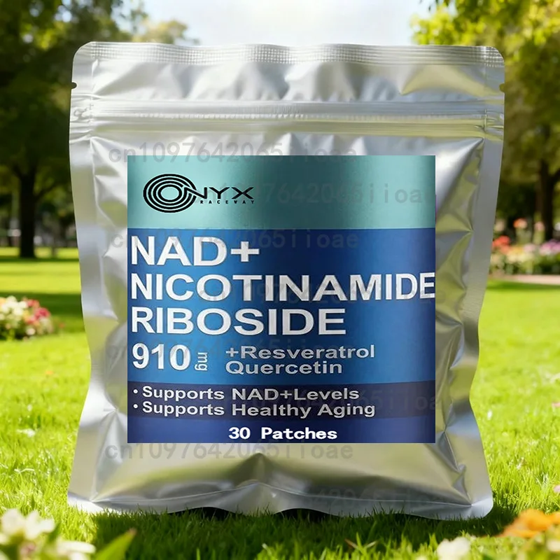 

30 пластырей NAD Transdermal Patches с ресвератролом для борьбы со старением, антиоксидантов, ремонта ДНК, здоровья сердца и мозга