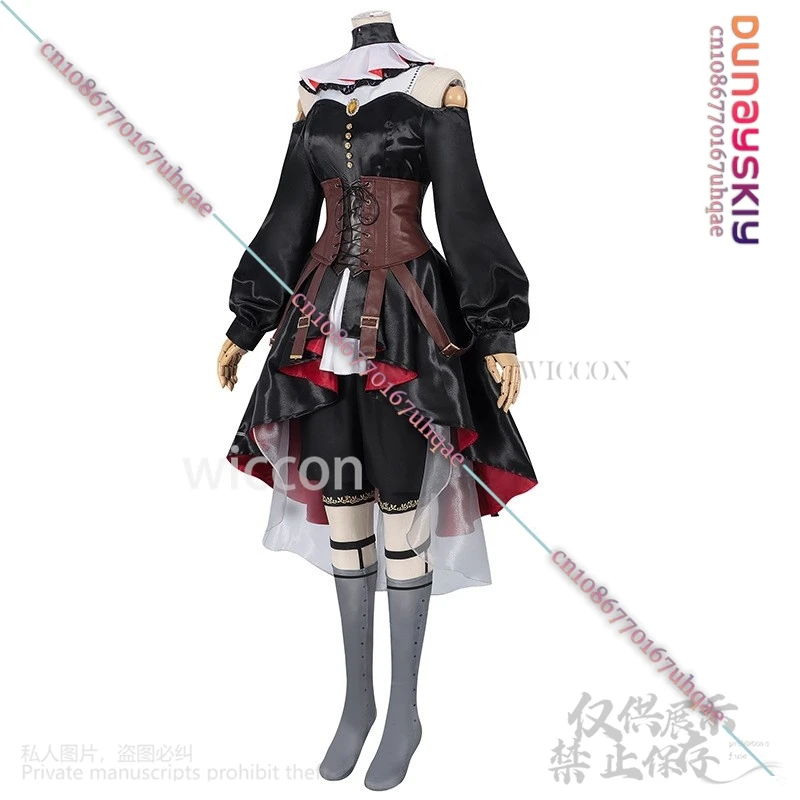 เกมอนิเมะ บัง ดรีม! คอสเพลย์ Misumi Uika เครื่องแต่งกาย It's MyGO!!!!! สไตล์โกธิคโลลิต้าชุดวิกผมสําหรับสาวผู้หญิงCosที่กําหนดเอง
