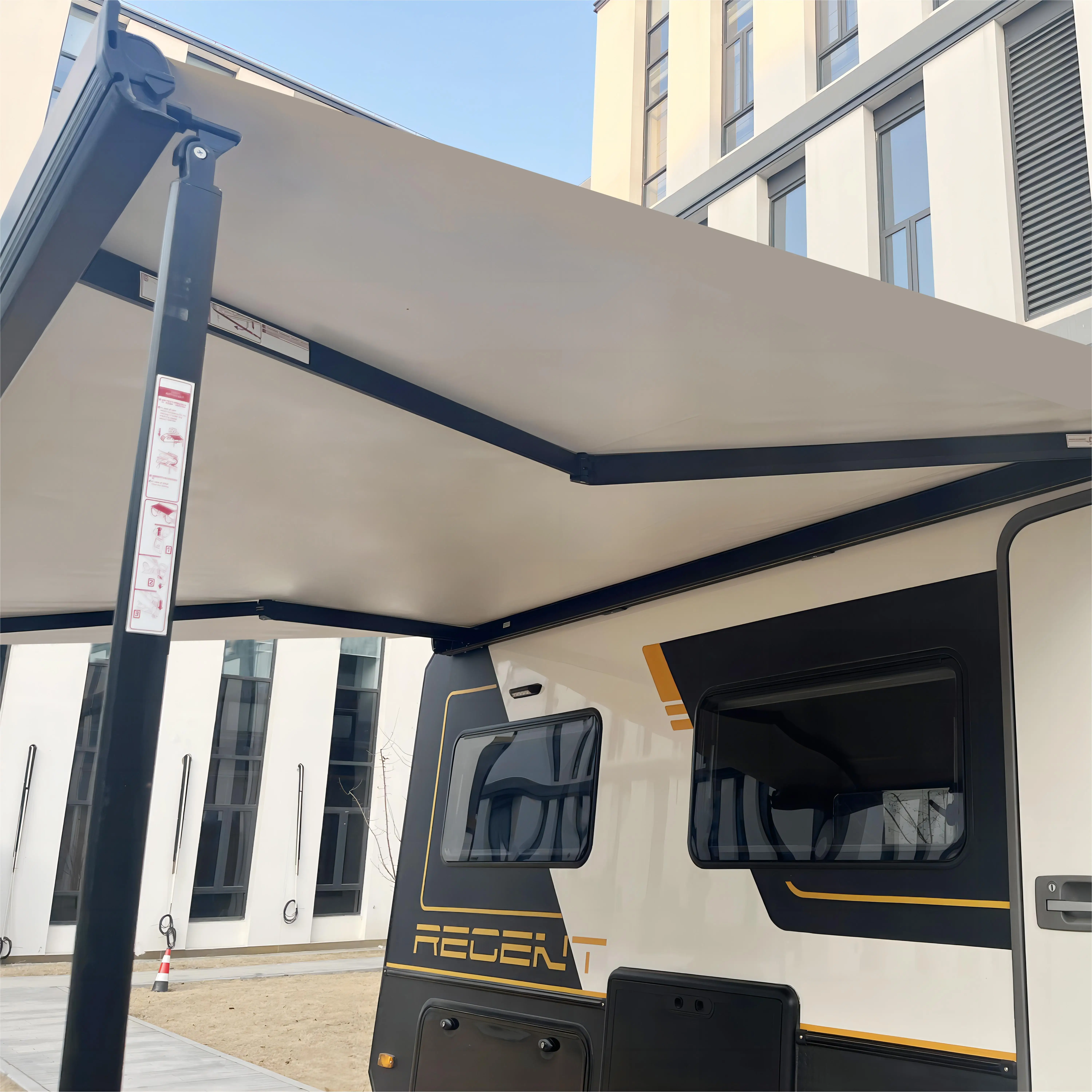 

2M 3M Wareda Retractable Side Awning for Motorhome Truck Camper RV Van Caravan - Camp Tent Side Accessory