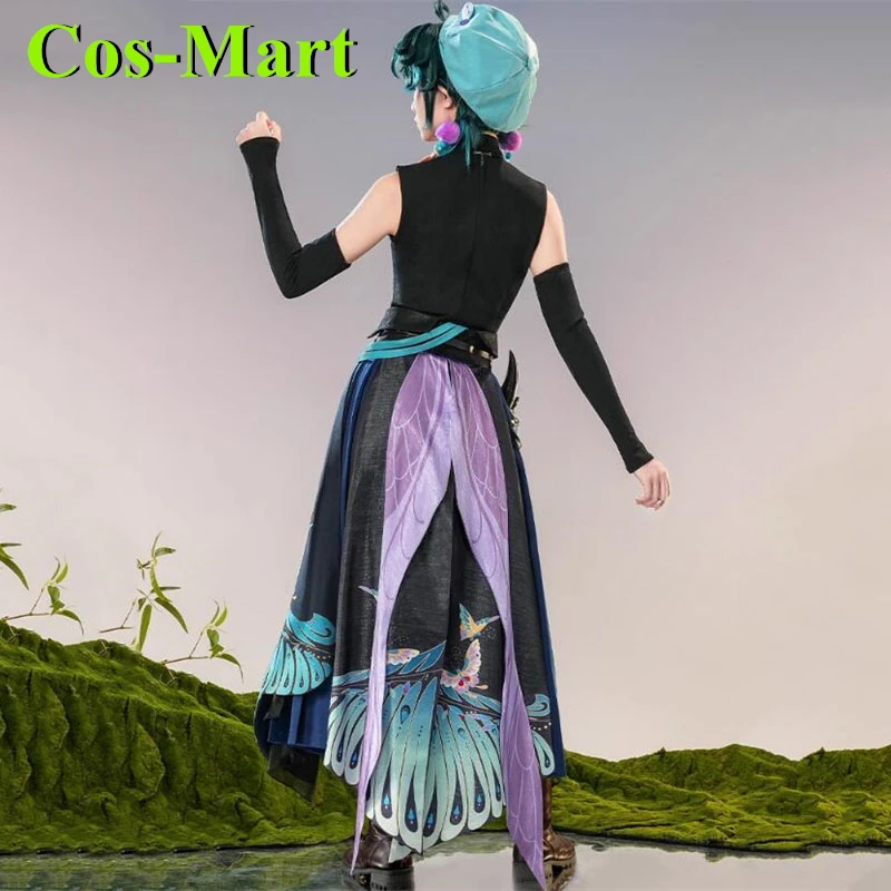 Cos-Mart Genshin Impact Xiao Cosplay Kostuumspel Niuskin Modieuze Jurk Rollenspel Kleding Mannelijke Herenkleding