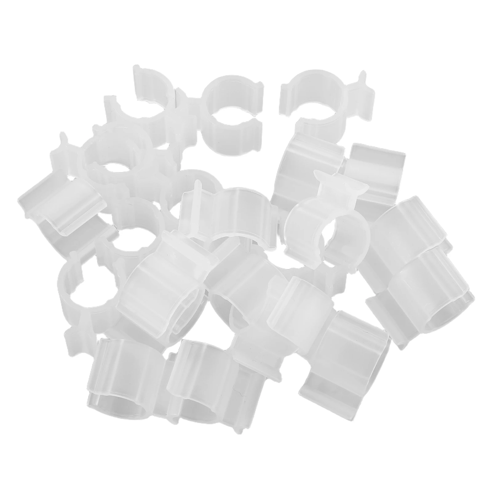 

50pcs Travel Cleansing Oil Bottle Pump Lock Clips Plastic Leak-Proof Portable Dispenser Collar For Lotion Shampoo