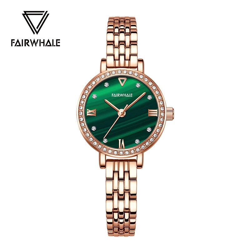 

Mark Fairwhale Original Quartz Ladies Wristwatch Stainless Steel Luxury Diamond Woman Watch Waterproof Fashion Women's Watches