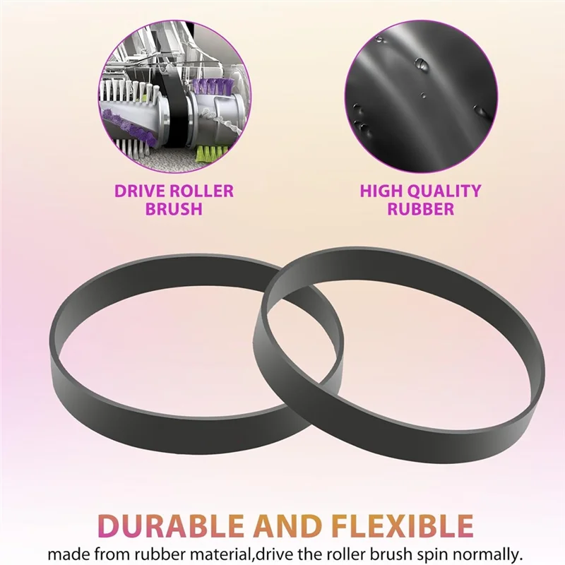 8PCS แปรงเข็มขัดตัวกรอง Forbissell Cleanview หมุนสัตว์เลี้ยง 2252 2254 2486 2253 2254 2258 3197 เครื่องดูดฝุ่น Part-A77G