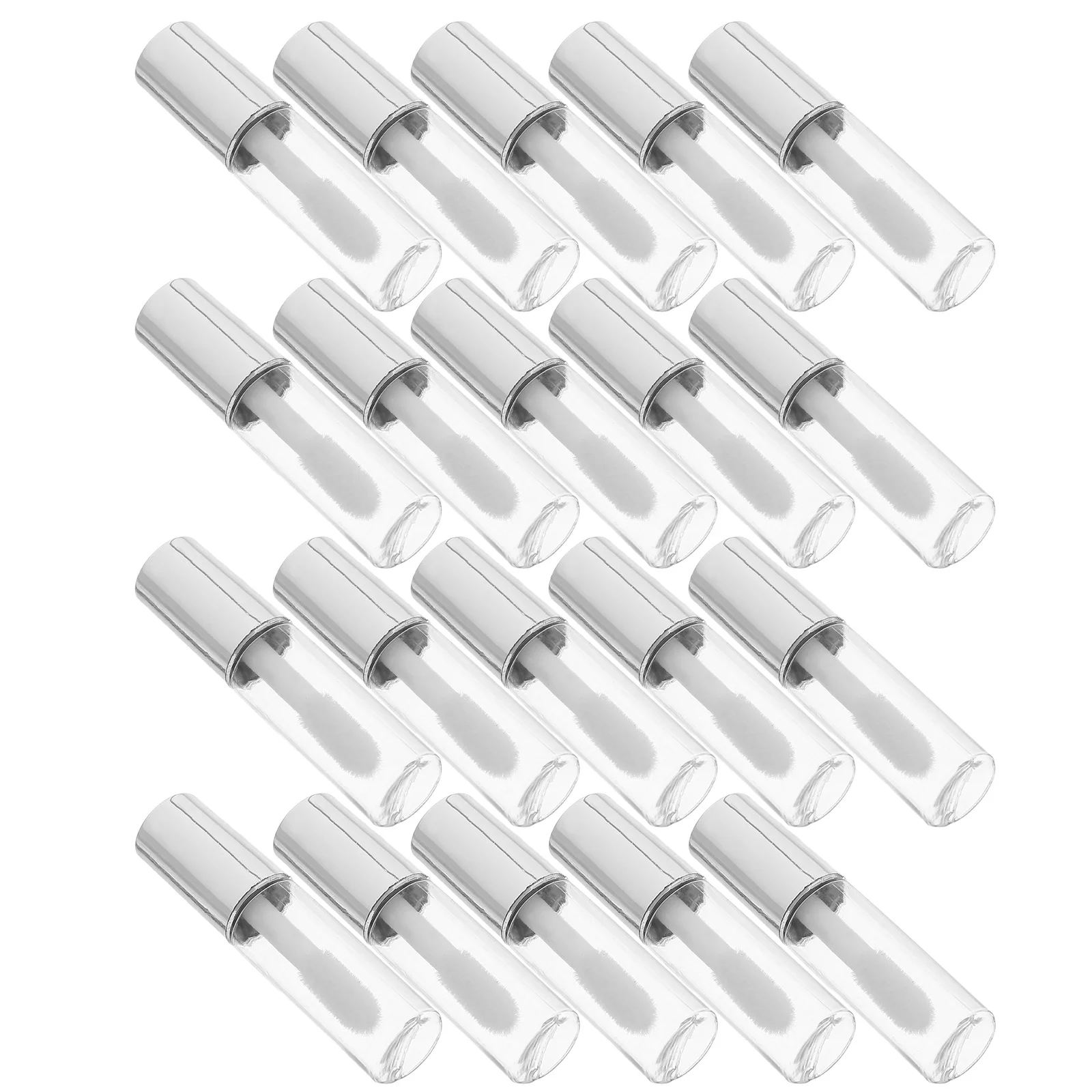

30Pcs Mini Lip Gloss Tubes 1.2ml Refillable Empty Containers Clear Plastic Wide Mouth for DIY Lip Products on-The-Go Application