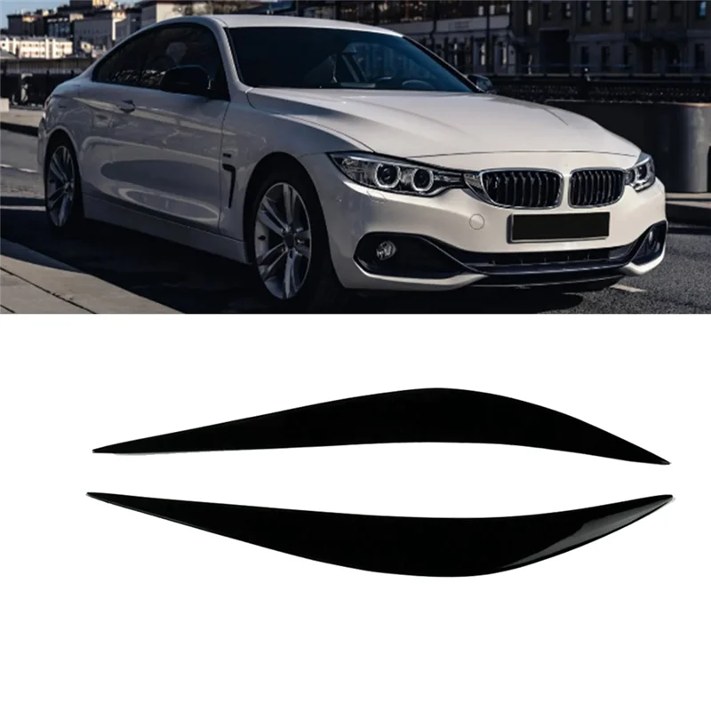 

ABOK-Автомобильная передняя фара, лампа для бровей, накладка на веко для BMW 4 серии F32 F33 F36 M3 M4 F80 F82 F83 из смолы