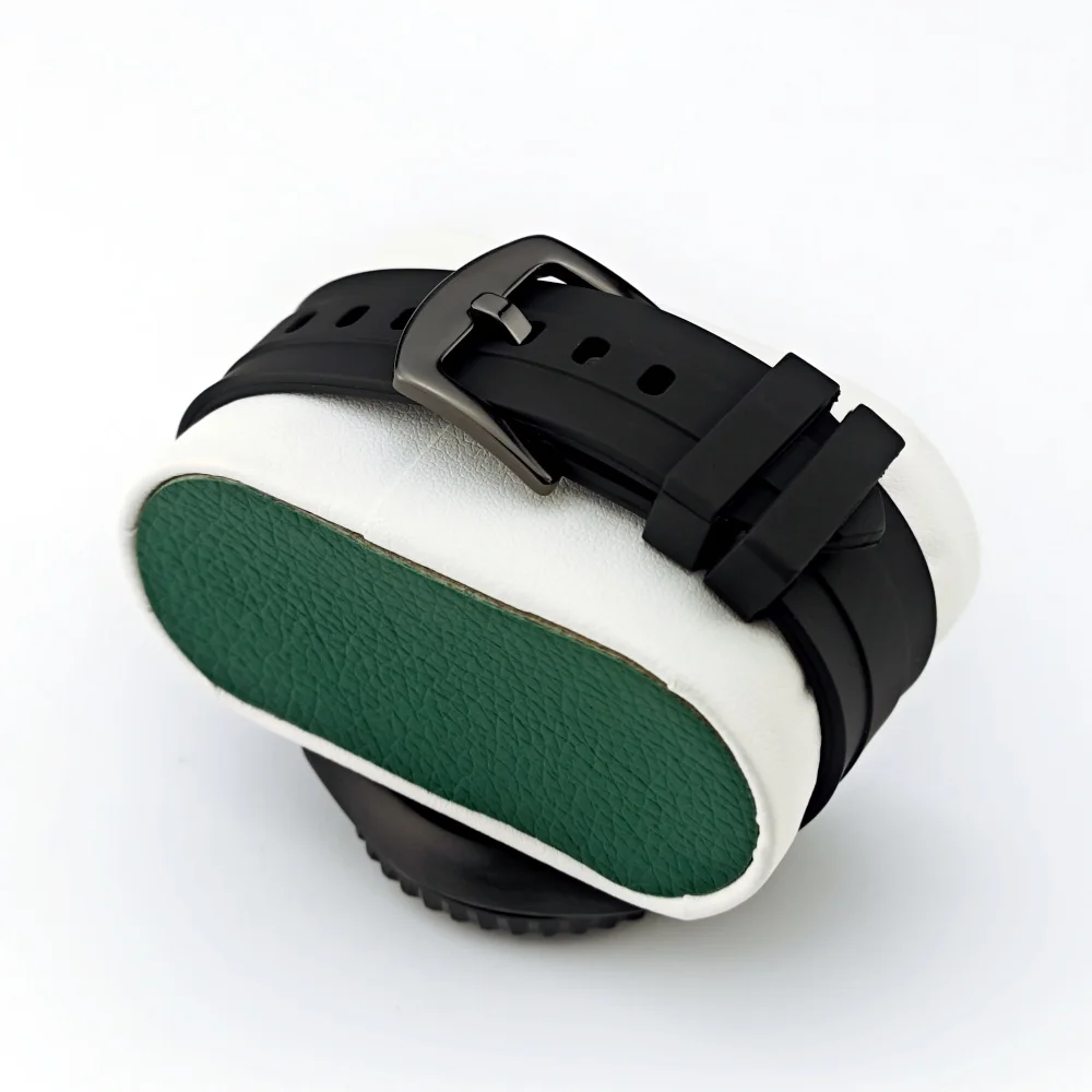 Механические часы NH35, 3d-часы с модифицированным зеленым свечением на лицевой стороне, точные стальные бриллиантовые японские автоматические часы 42 мм, 316